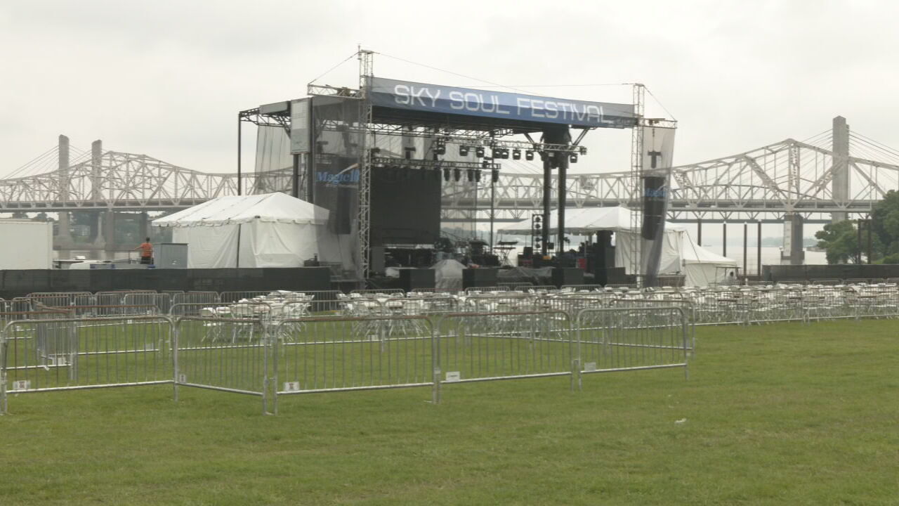 Sky Soul Festival setup 6-13-25